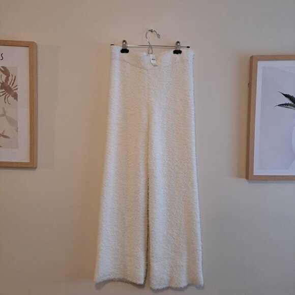 Womens Aerie Teddy Knit Wide leg Lounge Pants - Picture 2 of 5
